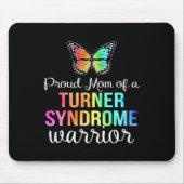 Proud Mom Turner Syndrome Warrior Walk Run T-shirt Muismat (Voorkant)