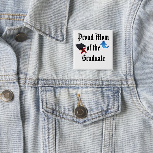 PROUD MOM VAN AFSTUDEREN BUTTON (In situ)