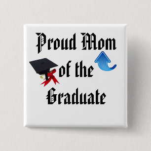 PROUD MOM VAN AFSTUDEREN BUTTON