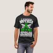 Proud Mother Of A Bipolar Disorder Warrior Awarene T-shirt (Voorkant volledig)