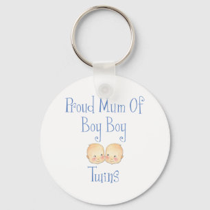 Proud Mum of Boy Twins Sleutelhanger