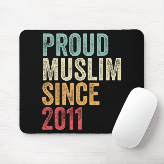 Proud Muslim Since 2011 Embracing Islamic Faith Ne Muismat (Met muis)