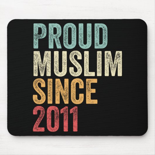 Proud Muslim Since 2011 Embracing Islamic Faith Ne Muismat (Voorkant)
