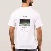 Proud Muslim T-shirt (Achterkant)