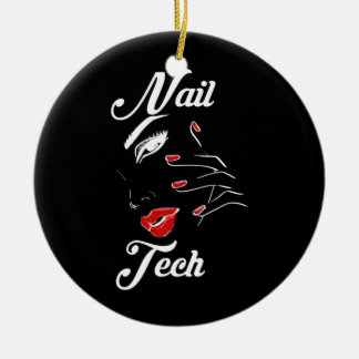 Proud Nail Tech Keramisch Ornament