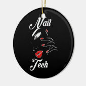 Proud Nail Tech Keramisch Ornament (Links)