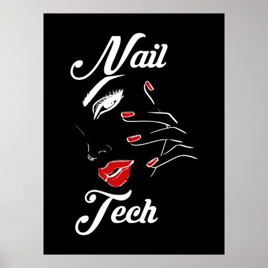 Proud Nail Tech Poster (Voorkant)