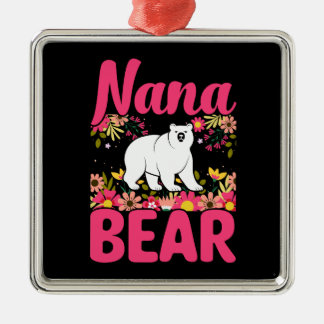 Proud Nana Beer Metalen Ornament