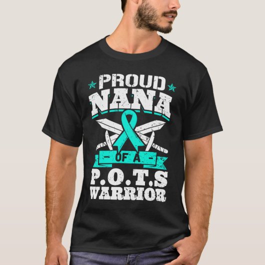 Proud Nana Of A POTS Warrior Orthostatic Awareness T-shirt (Voorkant)