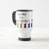 Proud Nana van een PharmD Student Travel Mug Reisbeker (Voorkant links)