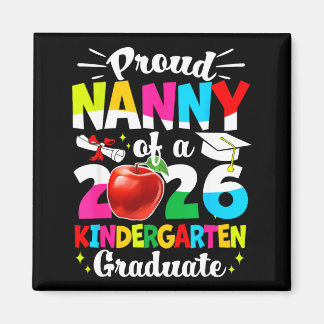 Proud nanny of a class of 2026 graduate kids magneet