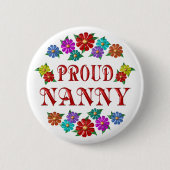 PROUD NANNY RONDE BUTTON 5,7 CM (Voorkant)