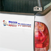 Proud Nasty Woman-democratische Bumpersticker (Op Truck)