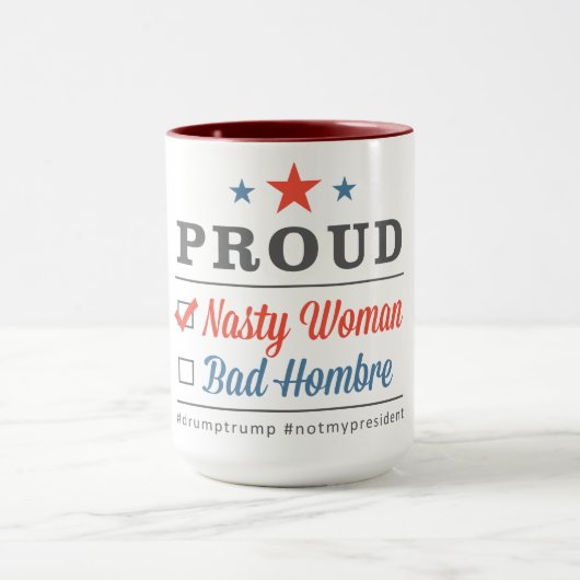 Proud Nasty Woman mok (Midden)