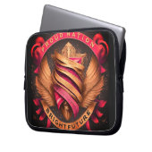 Proud Nation Bright Future Electronics Bag Laptop Sleeve (Voorkant Links)