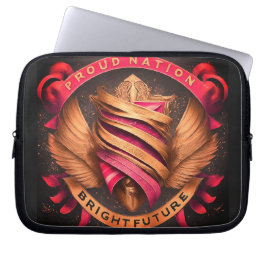 Proud Nation Bright Future Electronics Bag Laptop Sleeve