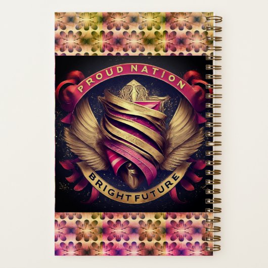 Proud Nation Bright Future Spiral Notitieboek (Achterkant)