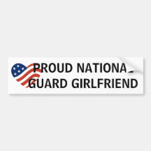 Proud National Guard GF-Bumpersticker