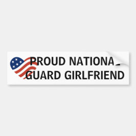 Proud National Guard GF-Bumpersticker Bumpersticker