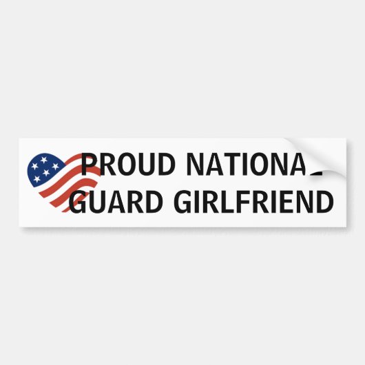Proud National Guard GF-Bumpersticker Bumpersticker (Voorkant)