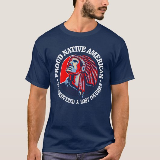 Proud Native American 2 T-shirt (Voorkant)
