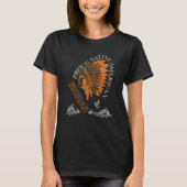 Proud Native American Job Epidemioloog T-shirt (Voorkant)