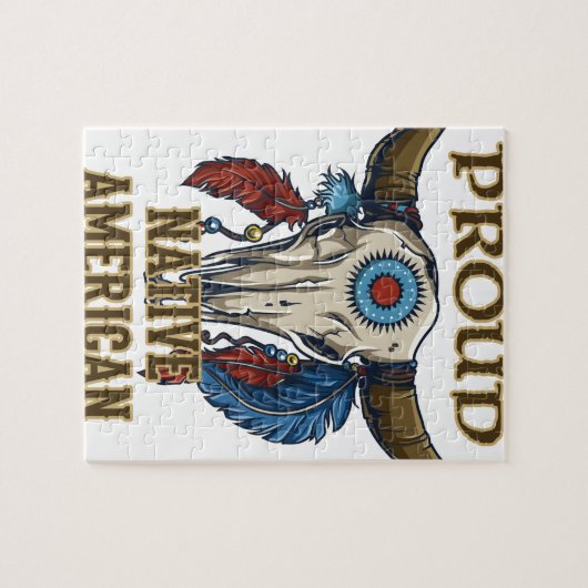 Proud Native American Legpuzzel (Horizontaal)