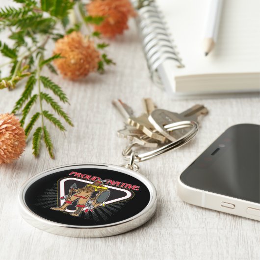 Proud Native American Sleutelhanger (Zijkant)