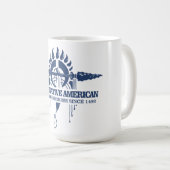 Proud Native American (terrorismebestrijding) Koffiemok (Voorkant rechts)