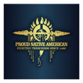 Proud Native American (terrorismebestrijding) Poster (Voorkant)