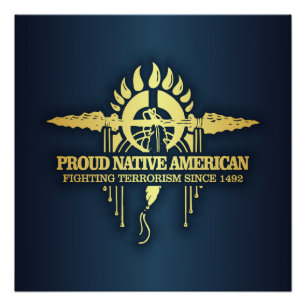 Proud Native American (terrorismebestrijding) Poster
