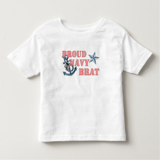 Proud Navy Brat-anker Kinder Shirts