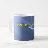 Proud Navy Dad Submarine Mok (Voorkant links)