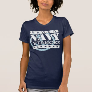 Proud Navy Fiancee T-shirt