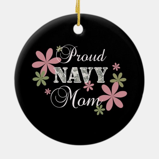 Proud Navy Ma [fl c] Keramisch Ornament (Achterkant)