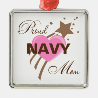 Proud Navy Ma Heart Metalen Ornament