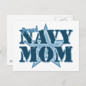 Proud Navy Mam Briefkaart (Voorkant / Achterkant)