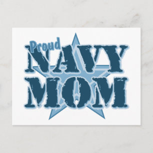 Proud Navy Mam Briefkaart