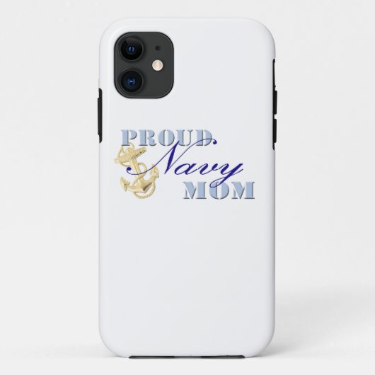 Proud Navy Mam IPhone 5 Hoesje (Achterkant)
