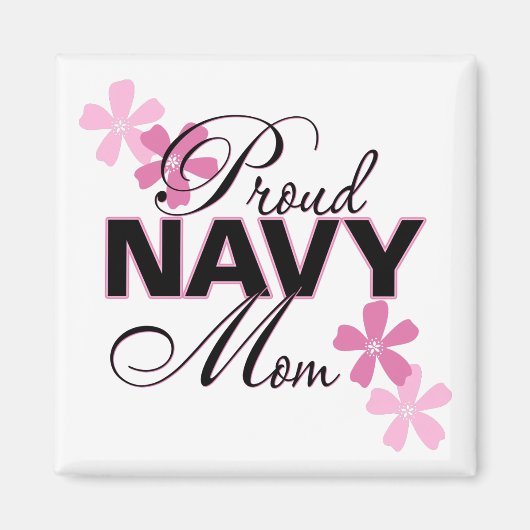 Proud Navy Mam Magneet (Voorkant)
