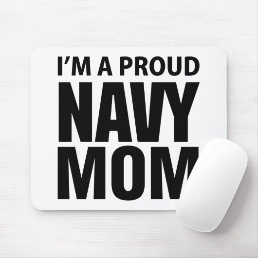 Proud Navy Mousepad Muismat (Met muis)