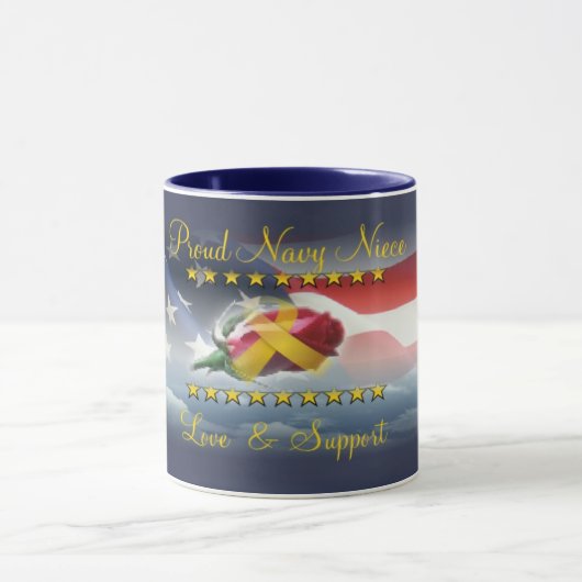 Proud Navy Niece Mok (Midden)