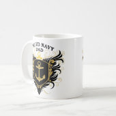 Proud Navy Pap Koffiemok (Voorkant links)
