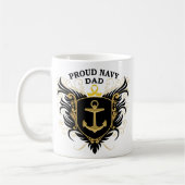 Proud Navy Pap Koffiemok (Links)