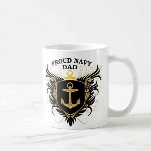 Proud Navy Pap Koffiemok (Rechts)