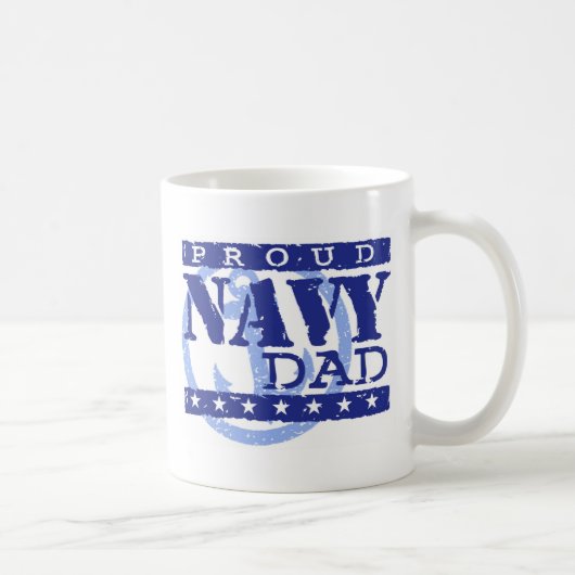 Proud Navy Pap Koffiemok (Rechts)