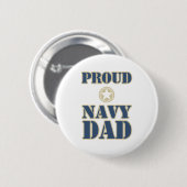 Proud Navy Pap Ronde Button 5,7 Cm (Voorkant /achterkant)