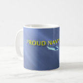 PROUD NAVY SISTER mok (Voorkant links)
