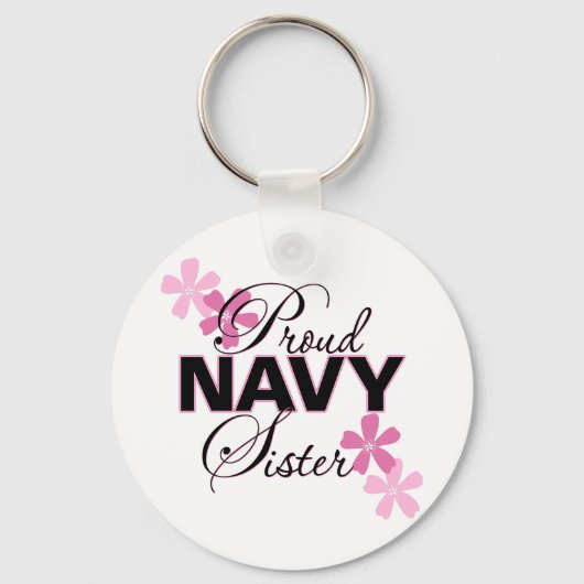 Proud Navy Sister Sleutelhanger (Voorkant)