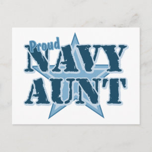 Proud Navy tante Briefkaart